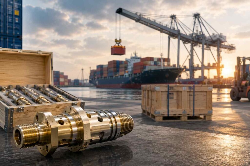 Indian precision metal component prepared for export to UK engineering supply chains